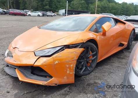2015 Lamborghini Huracan Lp610-4 из США, поврежденный, VIN ZHWUC1ZFXFLA02670